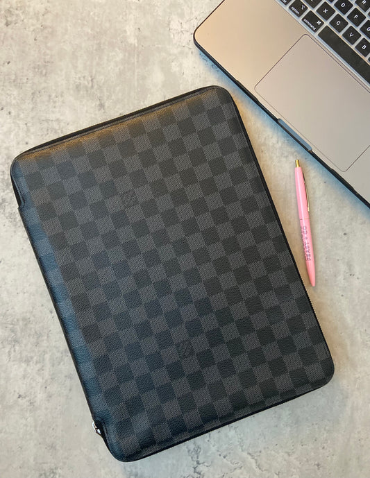 LV Damier Graphite Document Holder