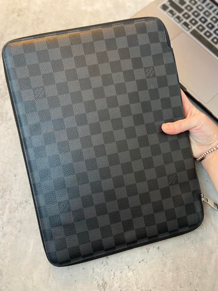 LV Damier Graphite Document Holder