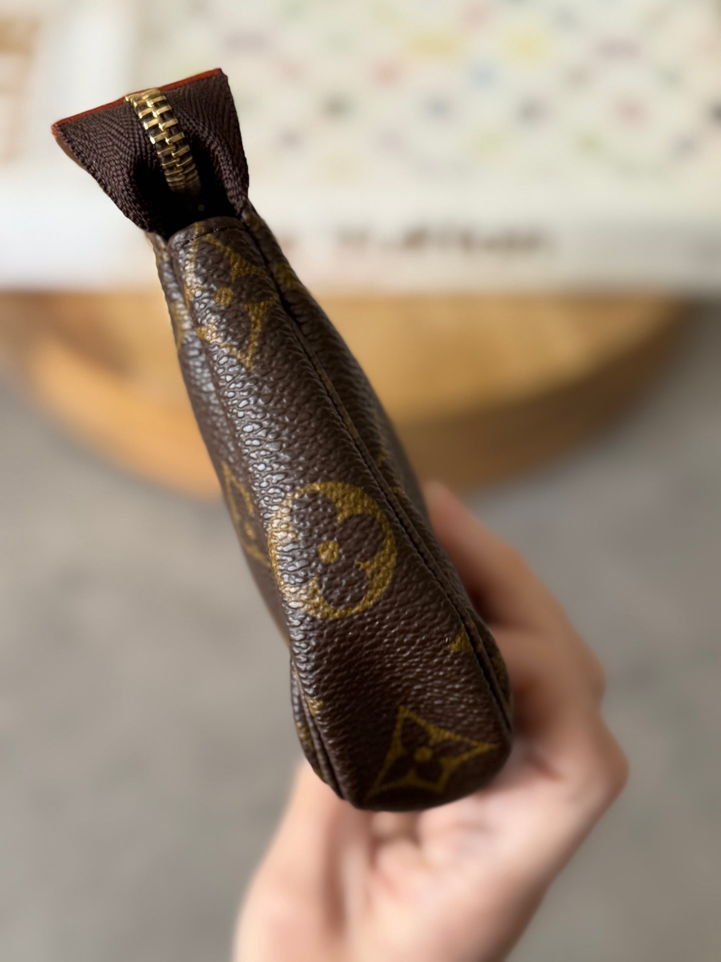LV Bucket Pochette Monogram