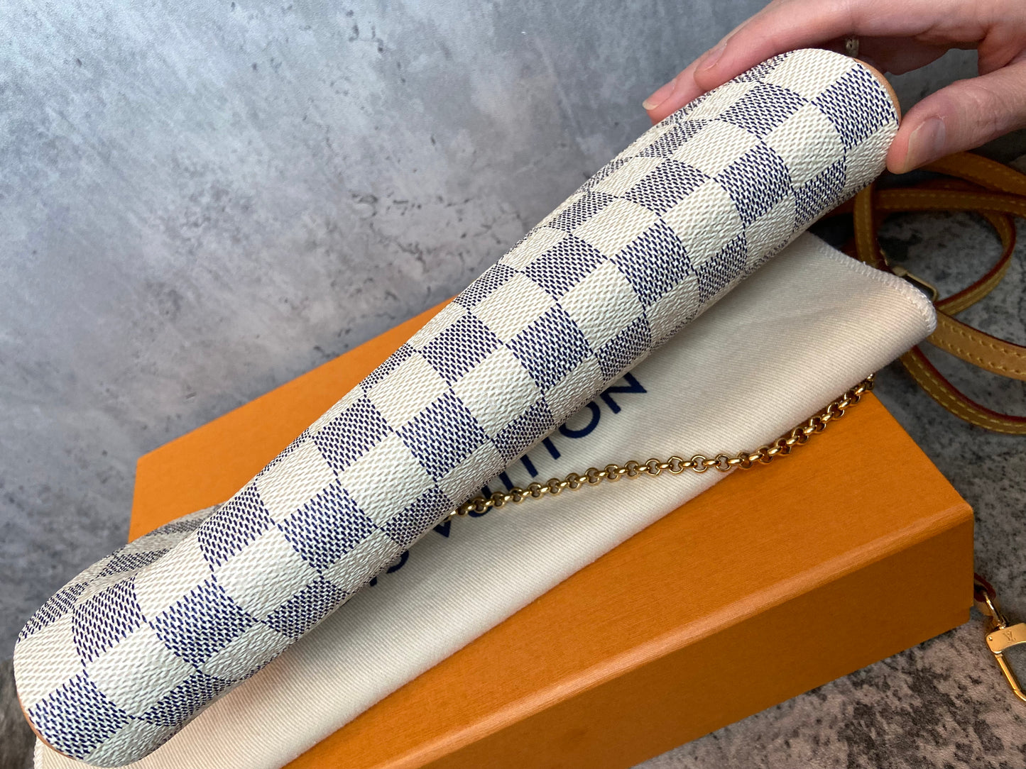 LV Eva Azur Crossbody