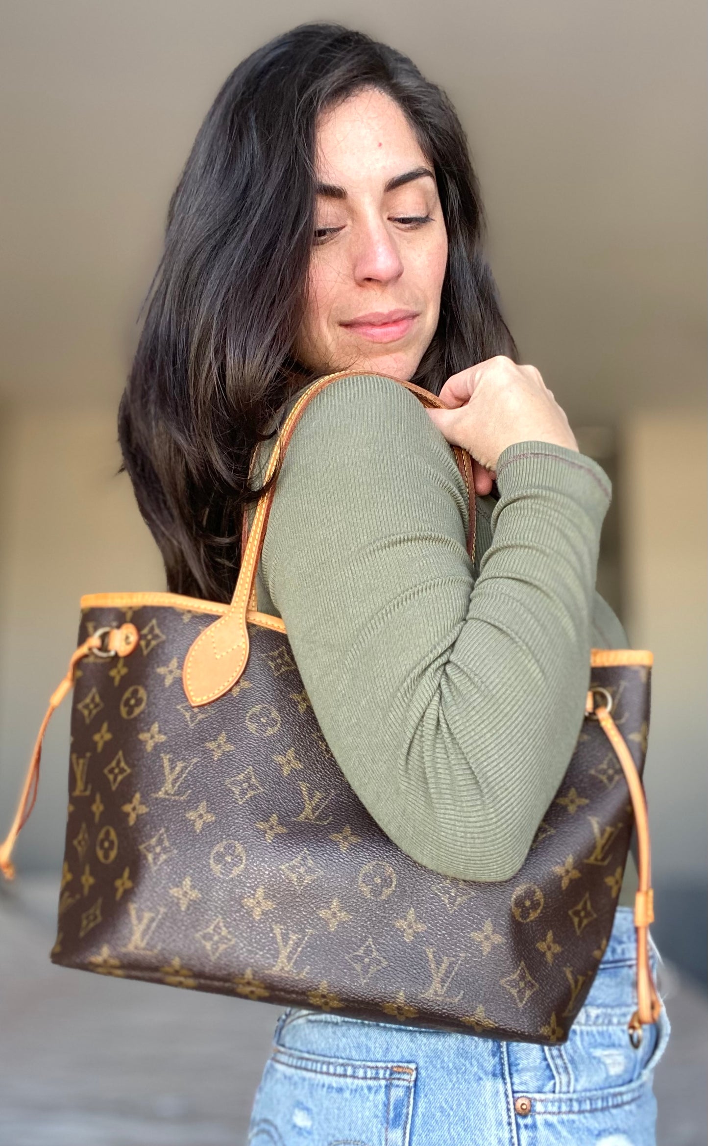 LV Neverfull PM Monogram