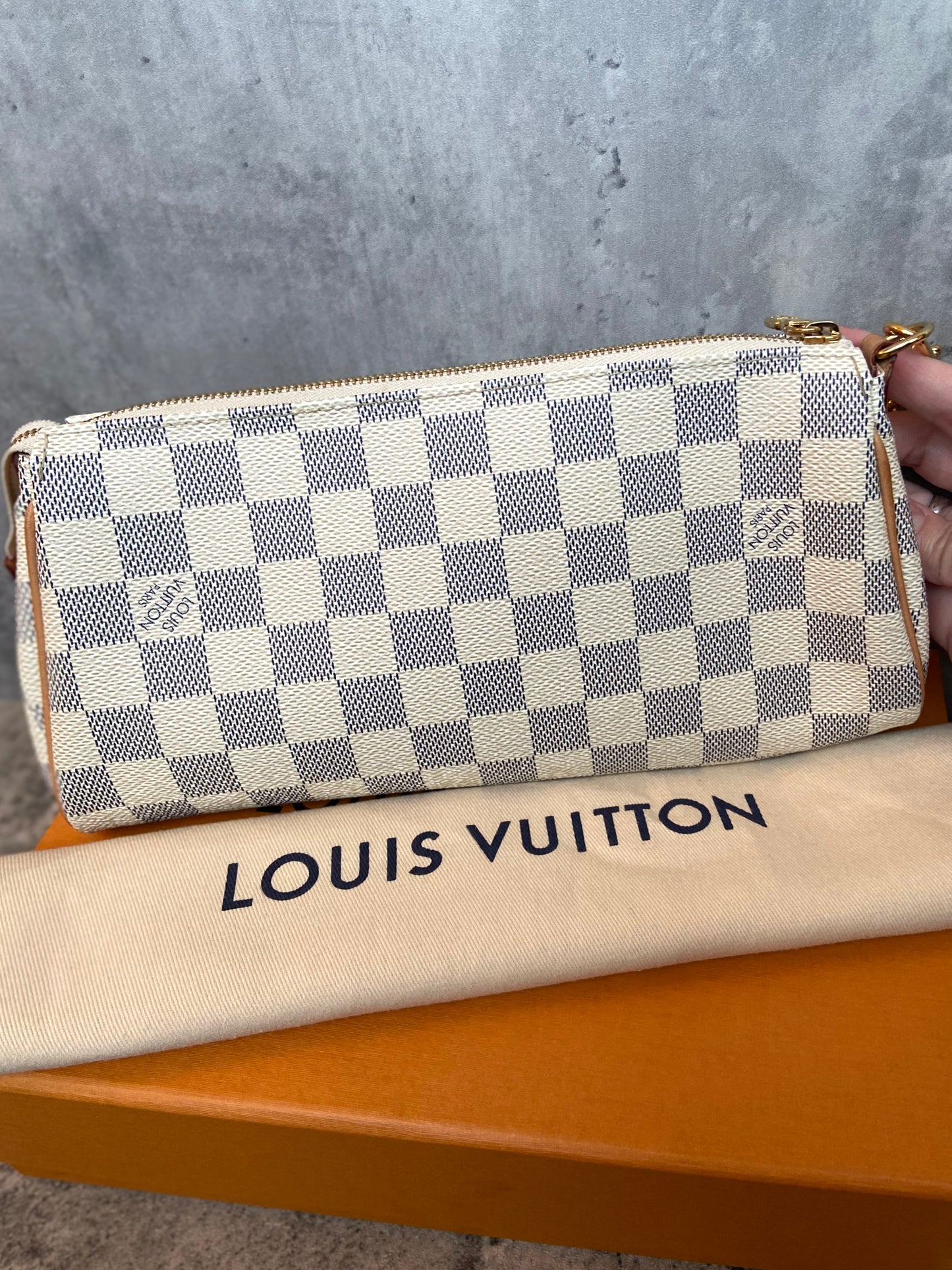 LV Eva Azur Crossbody