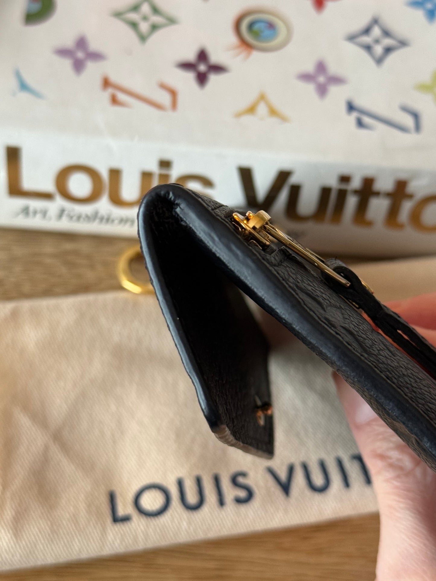 LV Empreinte Noir Key Pouch