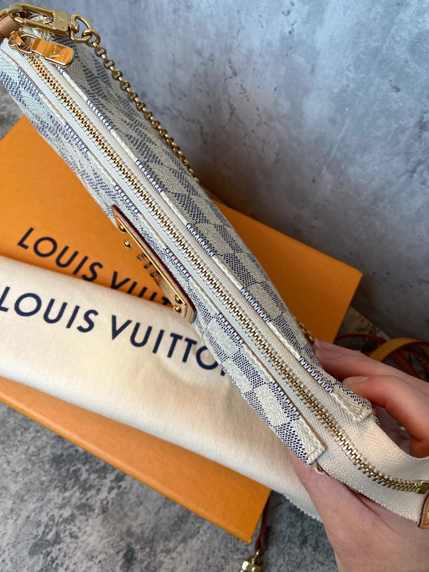 LV Eva Azur Crossbody